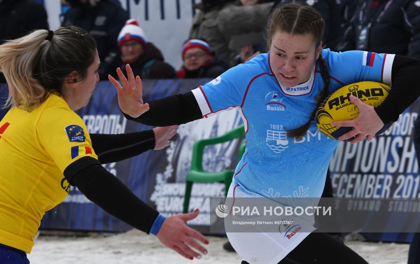 Регби на снегу. Чемпионат Европы