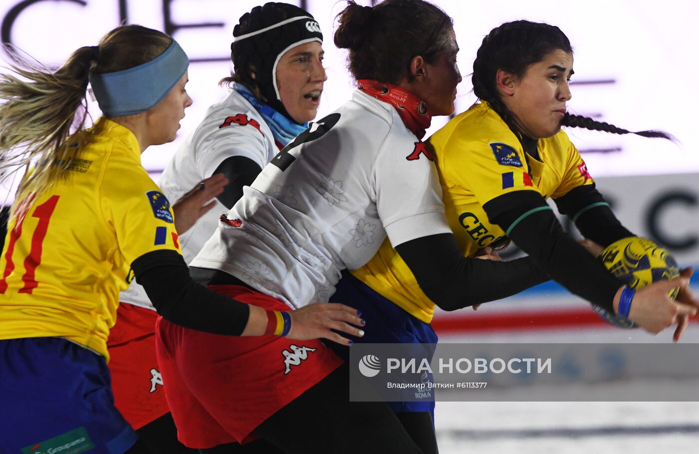 Регби на снегу. Чемпионат Европы