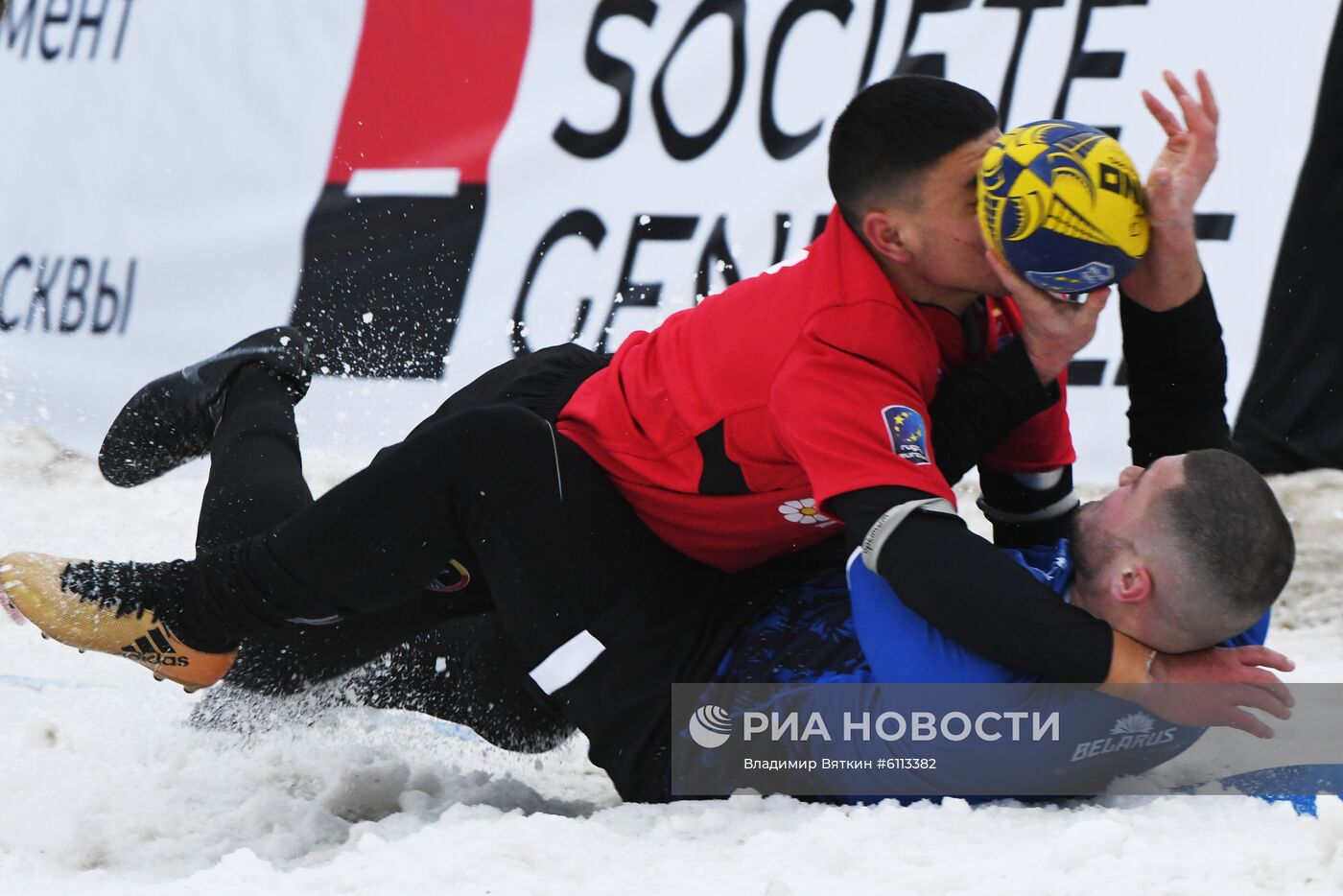 Регби на снегу. Чемпионат Европы