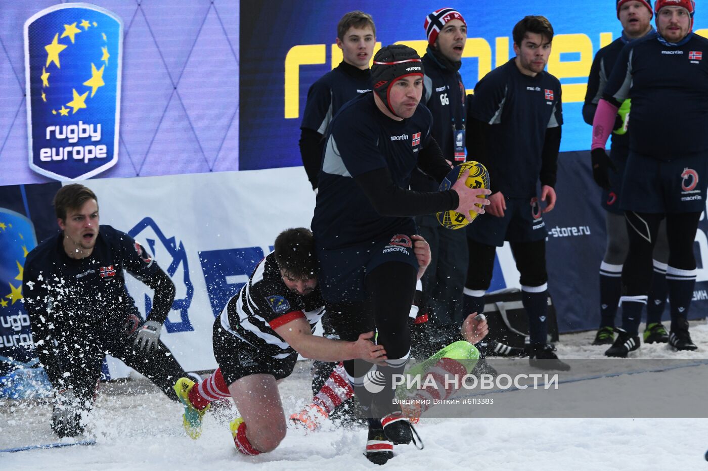 Регби на снегу. Чемпионат Европы