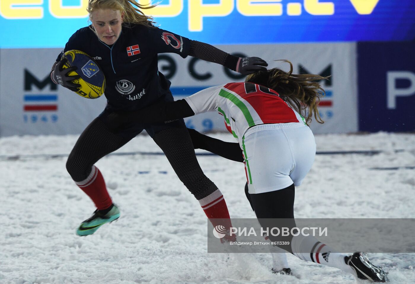 Регби на снегу. Чемпионат Европы