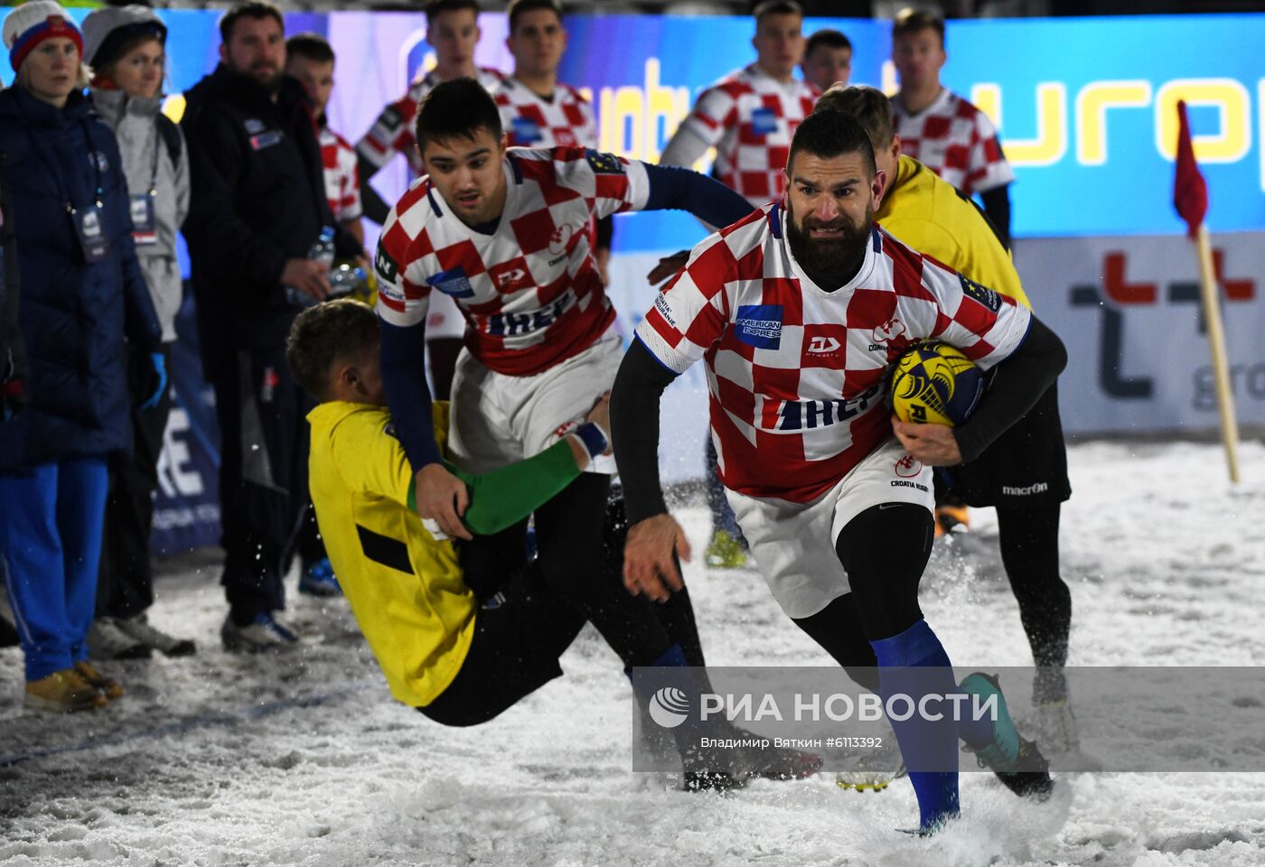 Регби на снегу. Чемпионат Европы