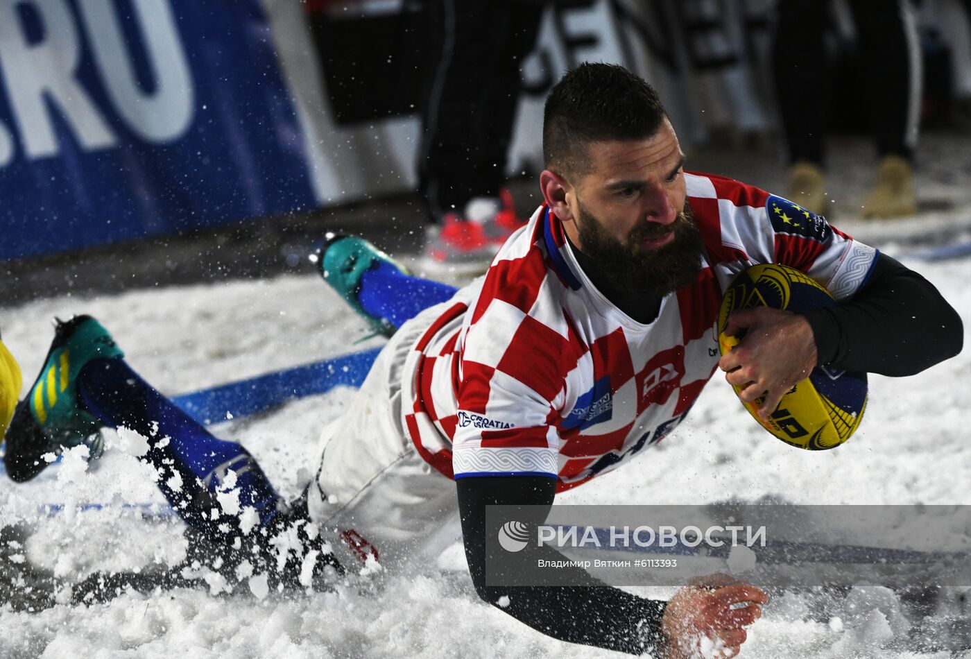 Регби на снегу. Чемпионат Европы