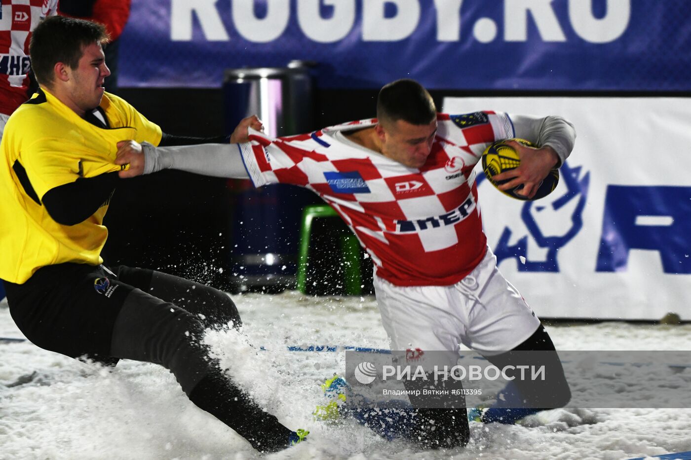 Регби на снегу. Чемпионат Европы