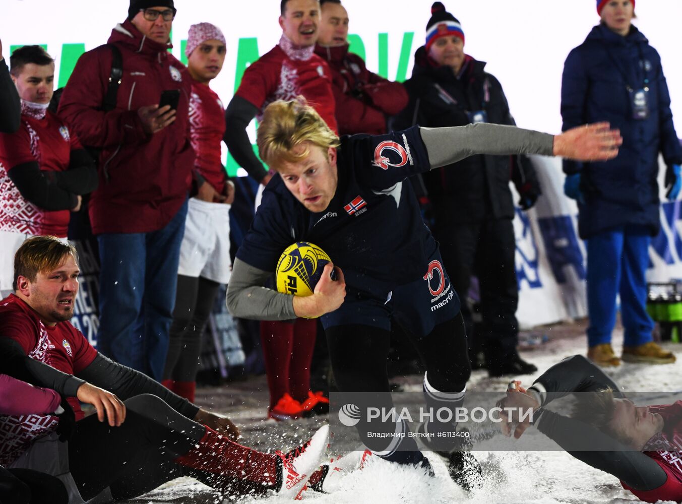 Регби на снегу. Чемпионат Европы