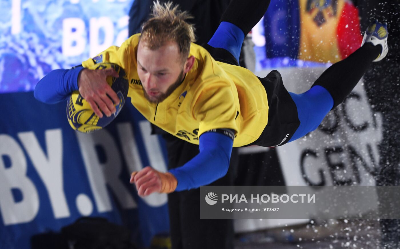 Регби на снегу. Чемпионат Европы