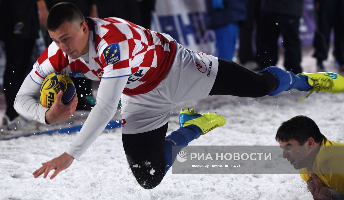 Регби на снегу. Чемпионат Европы