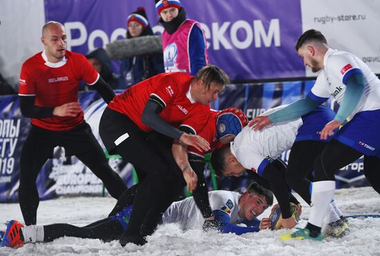 Регби на снегу. Чемпионат Европы