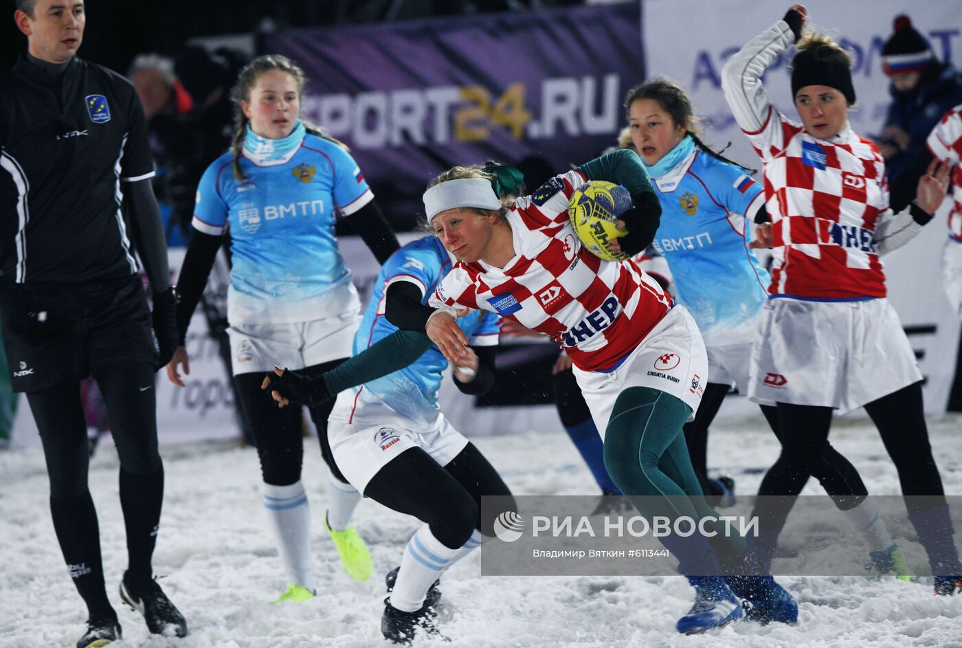 Регби на снегу. Чемпионат Европы