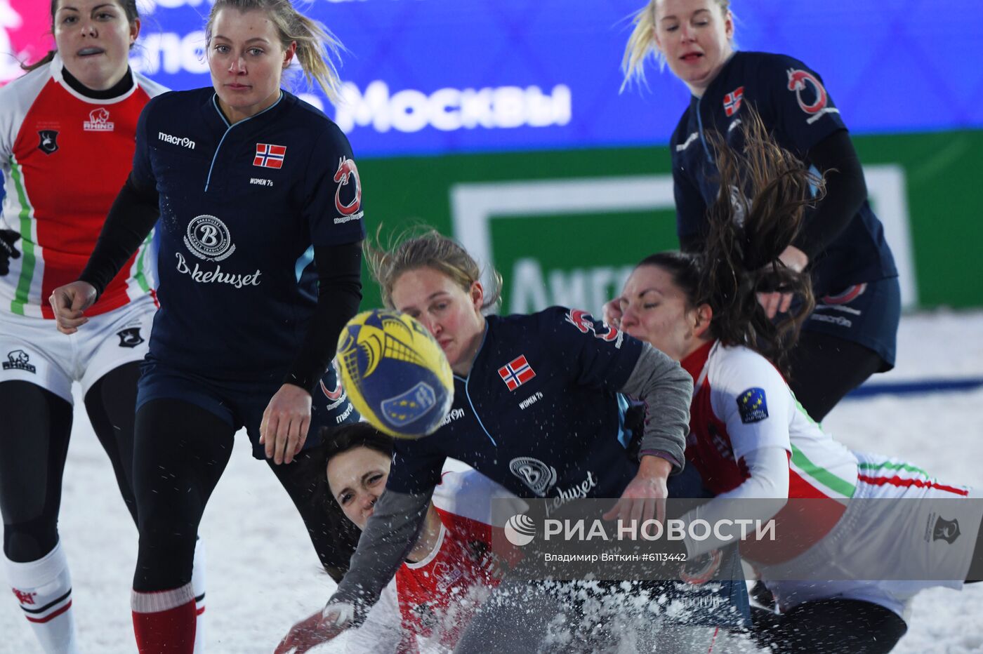 Регби на снегу. Чемпионат Европы