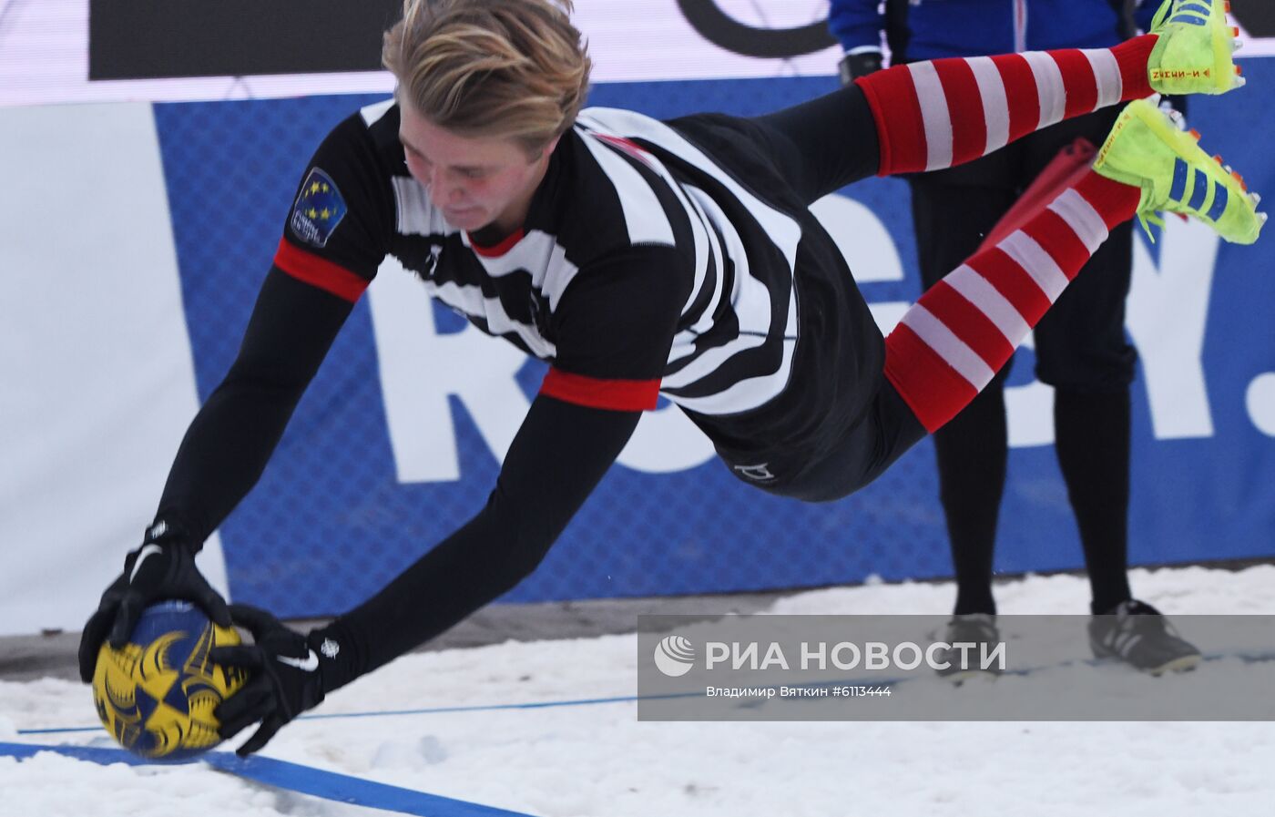 Регби на снегу. Чемпионат Европы