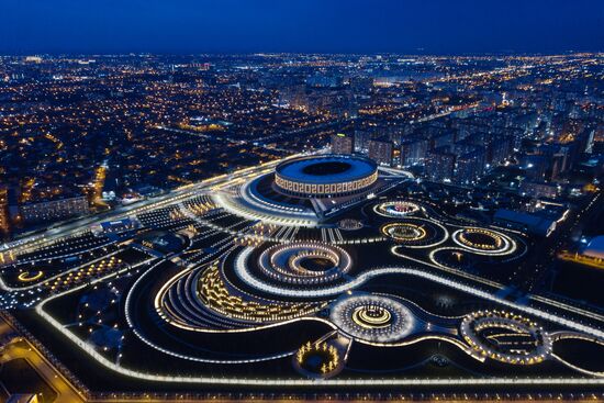 Новогоднее украшение парка "Краснодар"