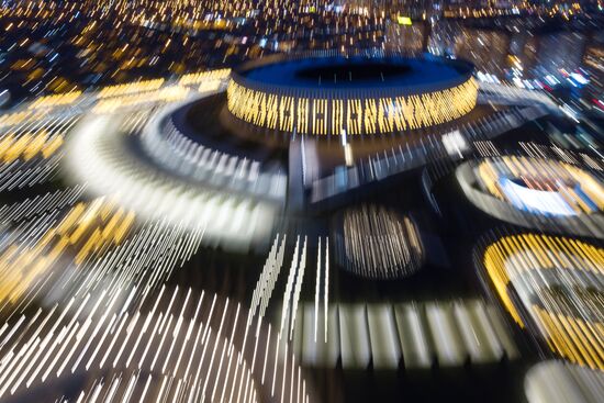 Новогоднее украшение парка "Краснодар"