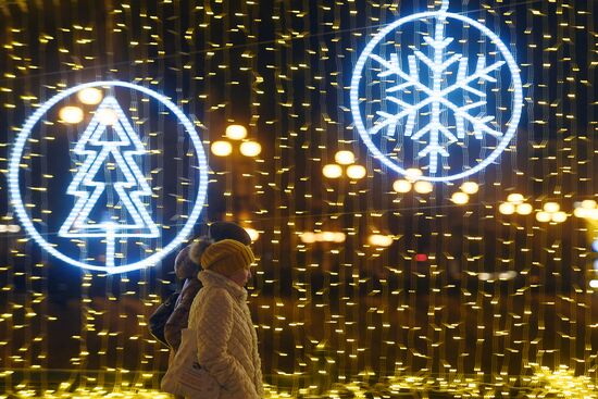 Новогоднее украшение Казани