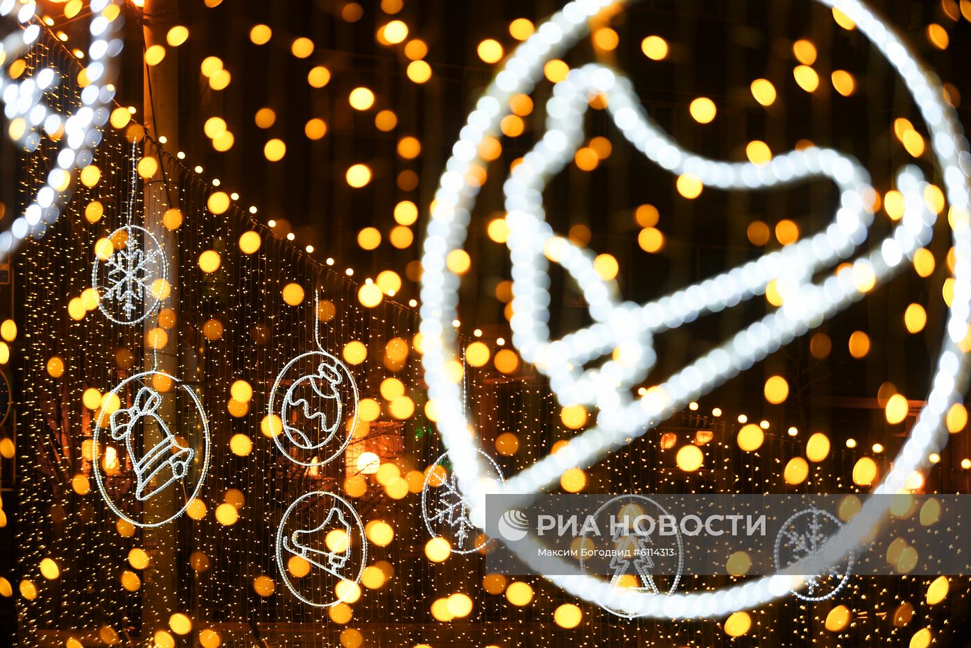 Новогоднее украшение Казани