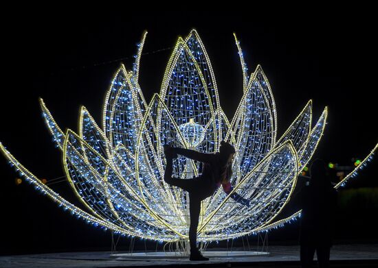 Новогоднее украшение Казани