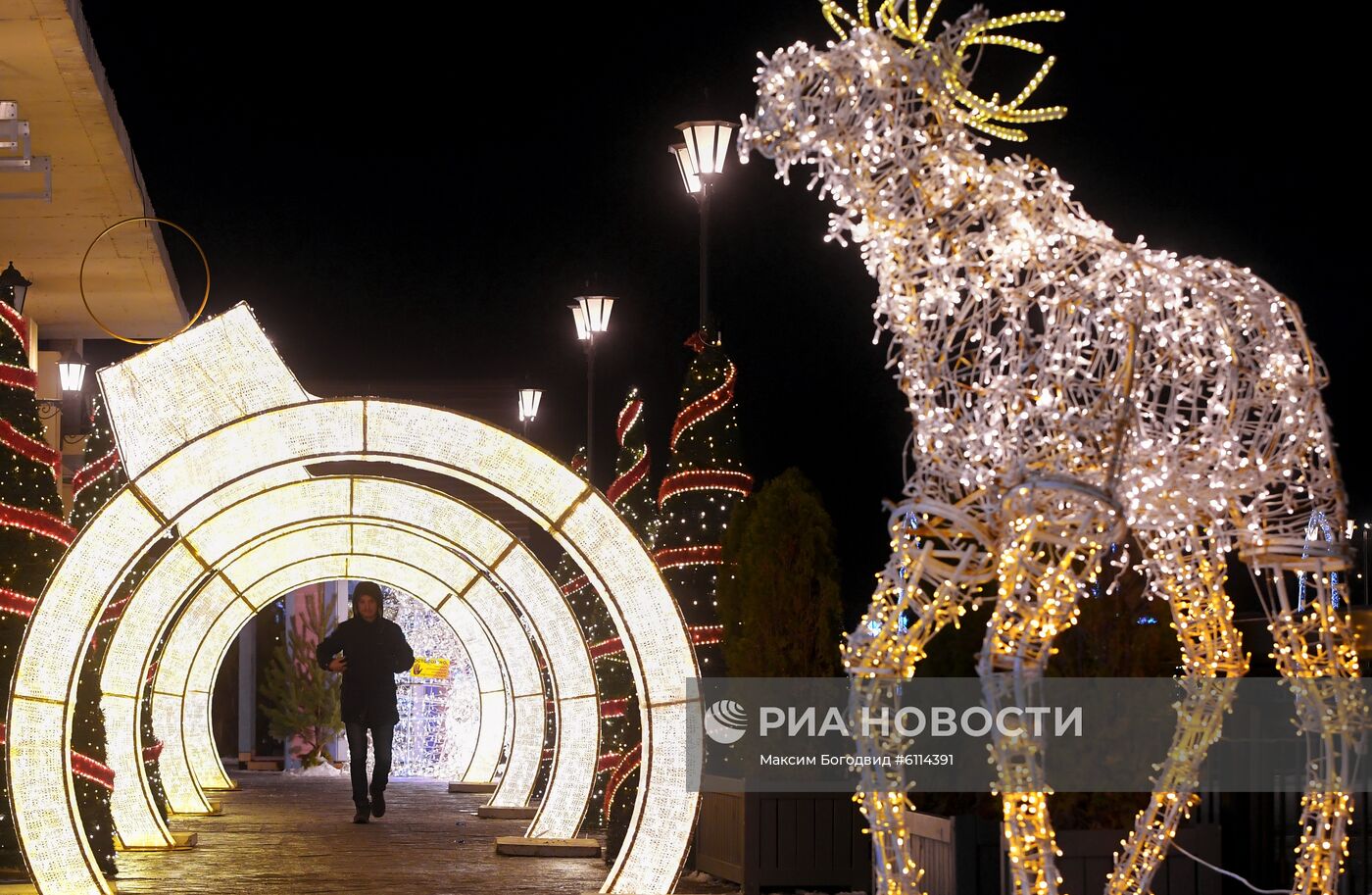 Новогоднее украшение Казани