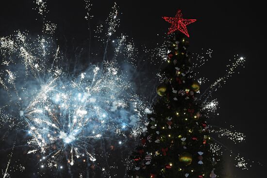 Новогоднее украшение Казани