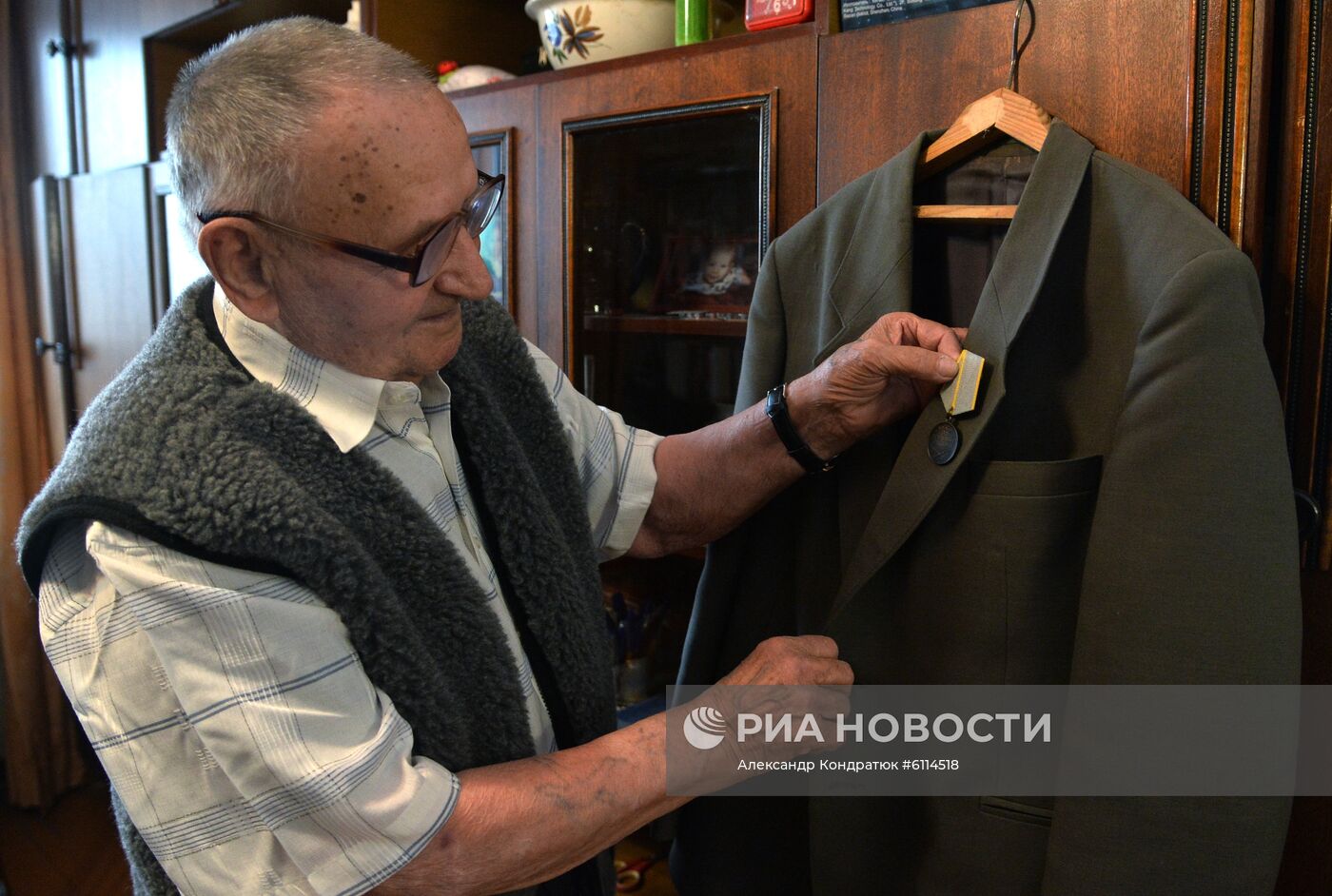 Ветеран Великой Отечественной войны Ф. Иваненко