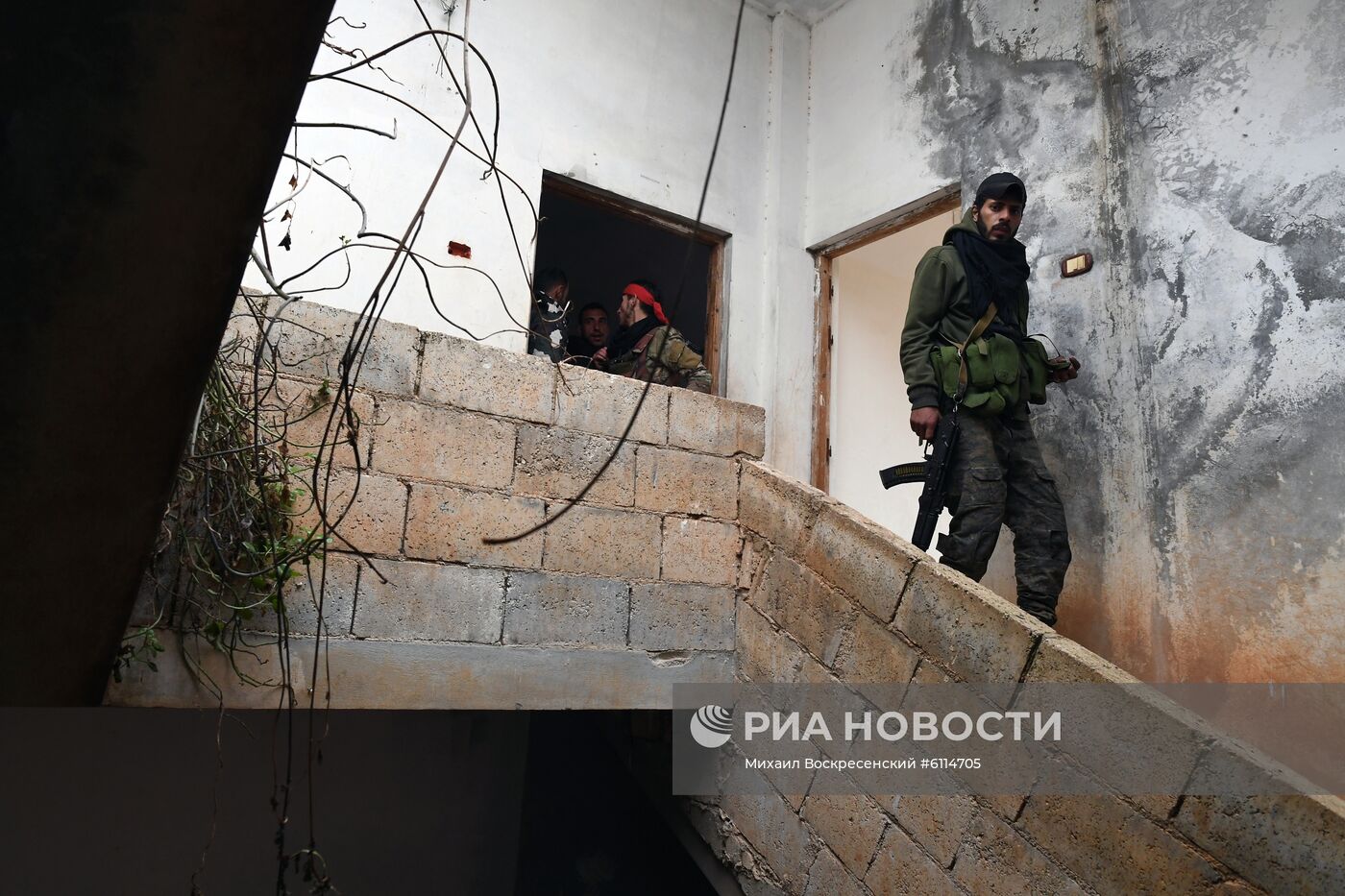 Освобожденный от боевиков поселок Сукейя в сирийской провинции Идлиб