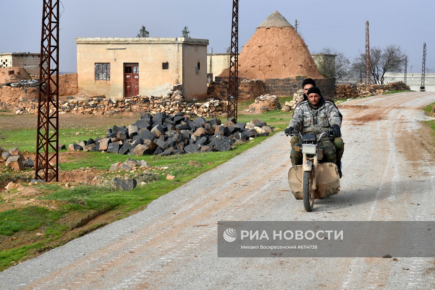 Освобожденный от боевиков поселок Сукейя в сирийской провинции Идлиб