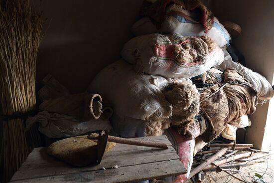 Освобожденный от боевиков поселок Сукейя в сирийской провинции Идлиб