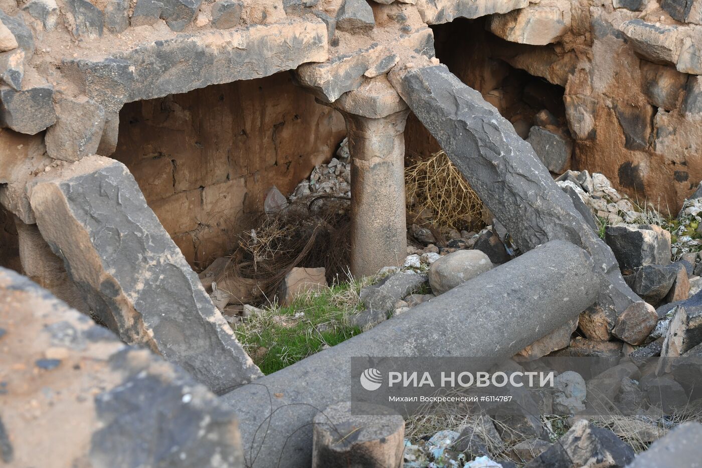Освобожденный от боевиков поселок Сукейя в сирийской провинции Идлиб