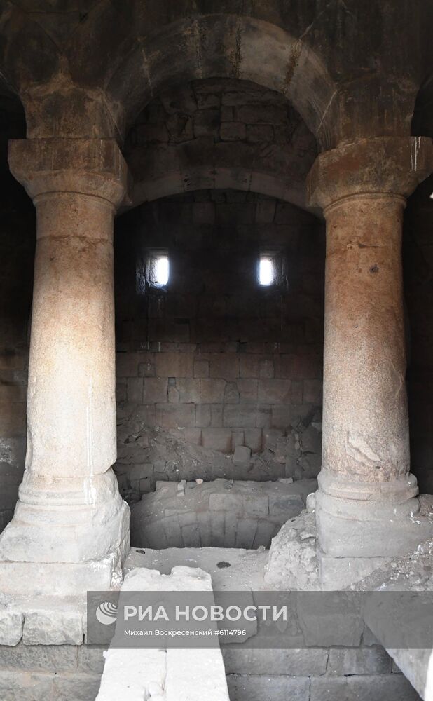 Освобожденный от боевиков поселок Сукейя в сирийской провинции Идлиб