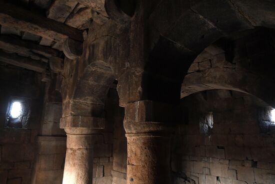 Освобожденный от боевиков поселок Сукейя в сирийской провинции Идлиб