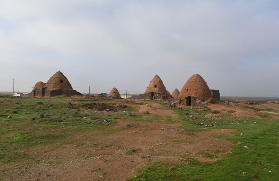 Освобожденный от боевиков поселок Сукейя в сирийской провинции Идлиб