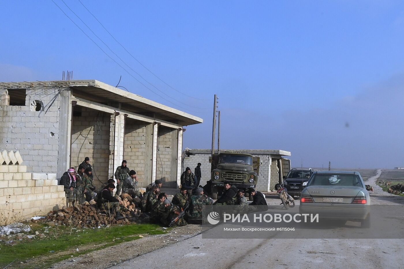 Освобожденный от боевиков поселок Сукейя в сирийской провинции Идлиб