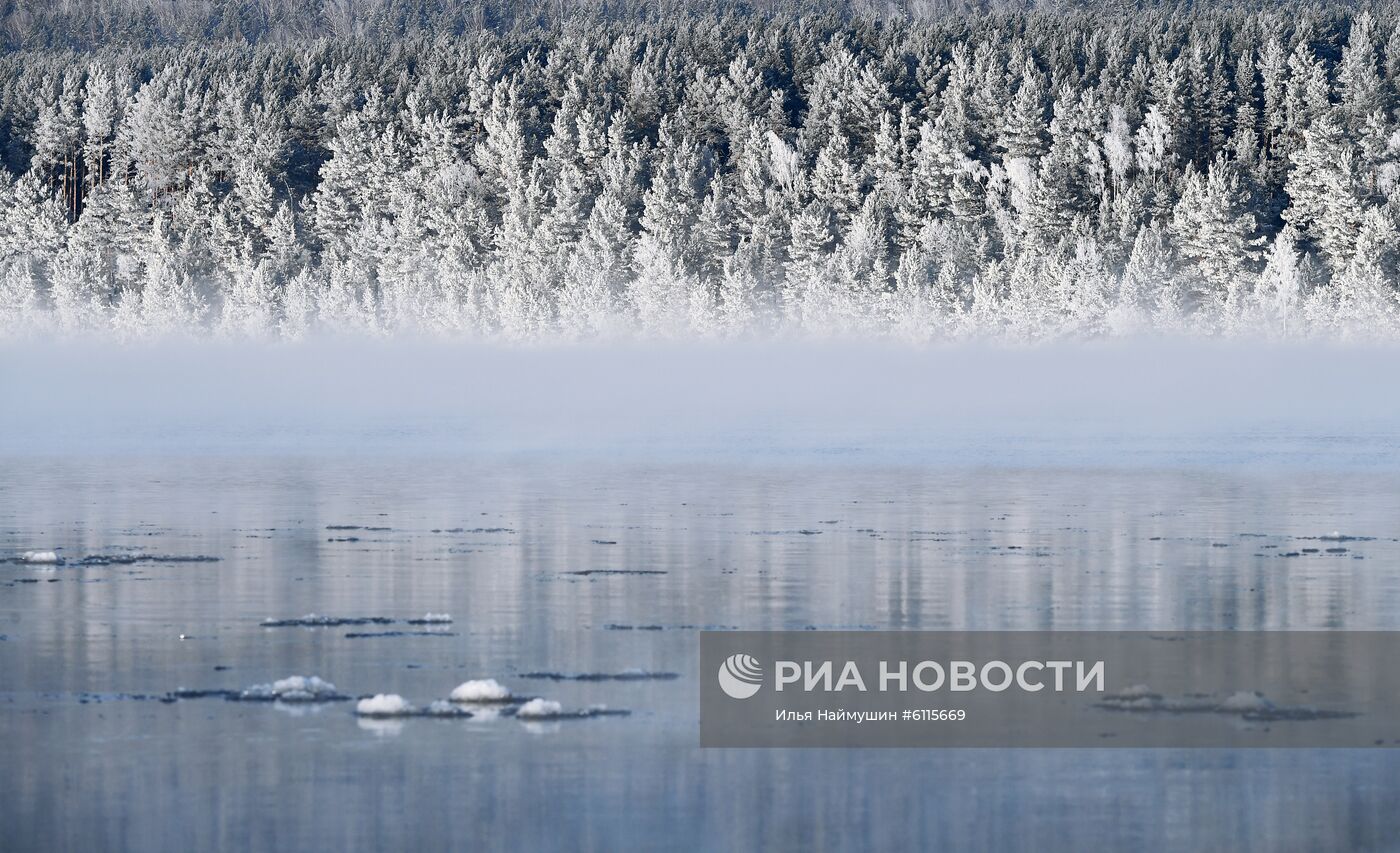 Зима в Красноярском крае