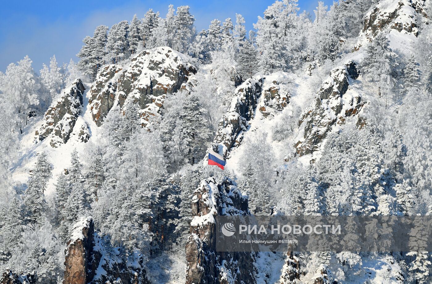 Зима в Красноярском крае