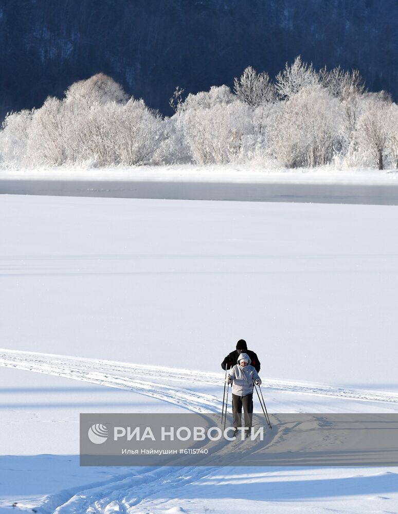 Зима в Красноярском крае