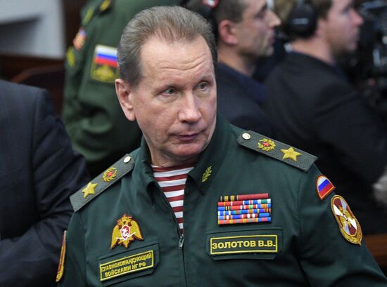 Президент РФ В. Путин принял участие в заседании расширенной коллегии Миниобороны РФ
