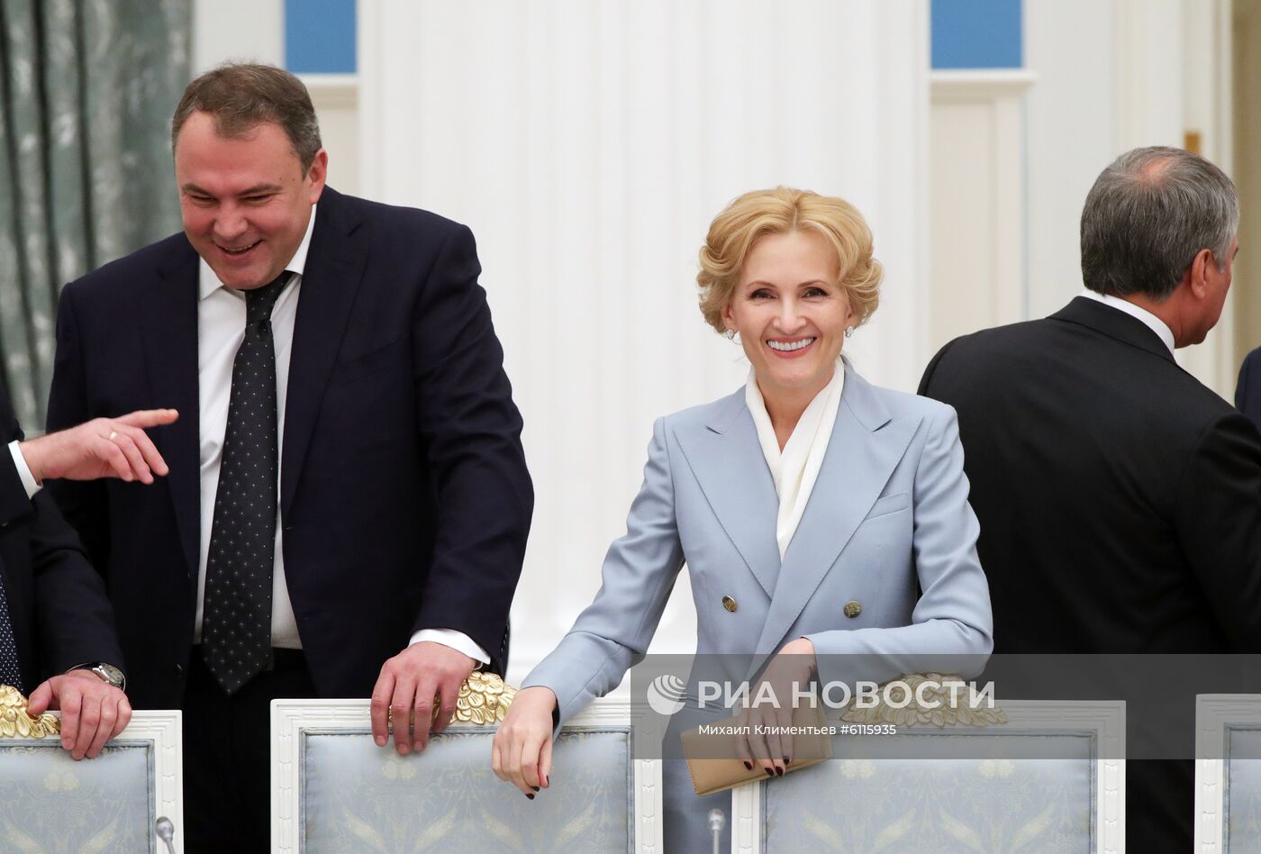 Президент РФ В. Путин встретился с руководством Госдумы РФ и Совета Федерации РФ