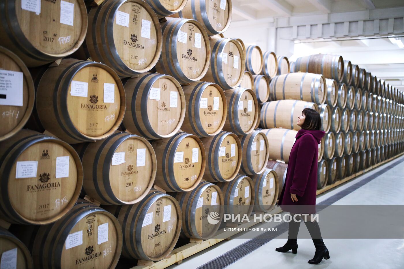 Винодельческое предприятие "Фанагория" в Краснодарском крае