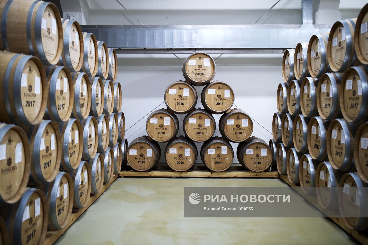 Винодельческое предприятие "Фанагория" в Краснодарском крае