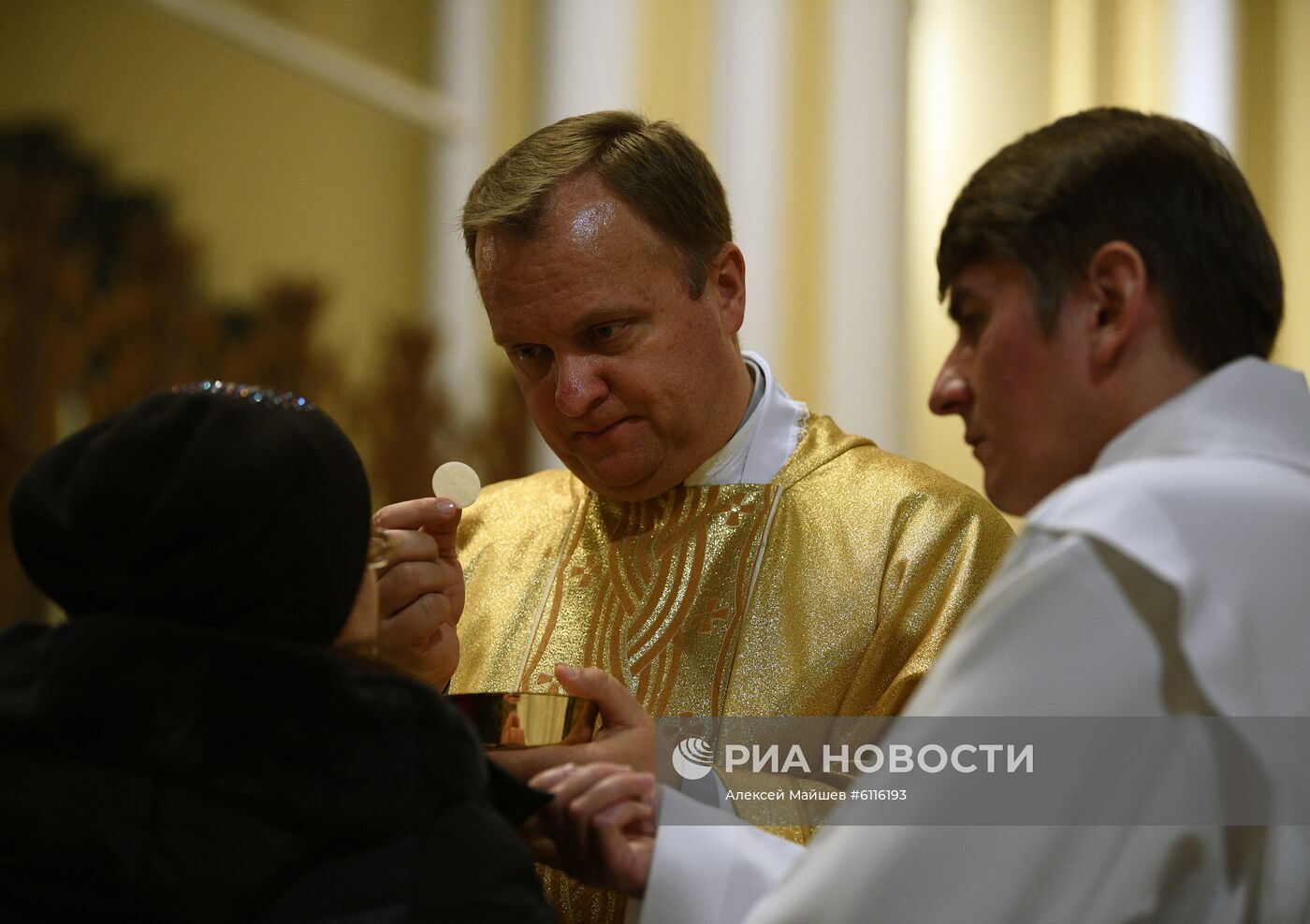 Празднование католического Рождества в Москве