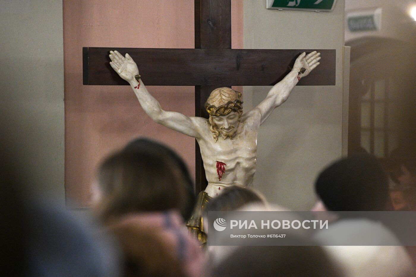 Рождественская служба в минском кафедральном костеле