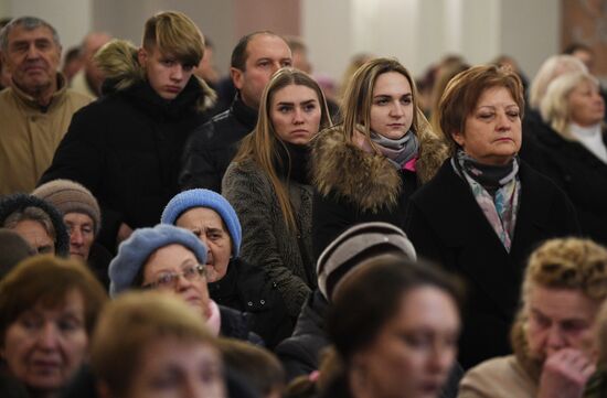 Рождественская служба в минском кафедральном костеле