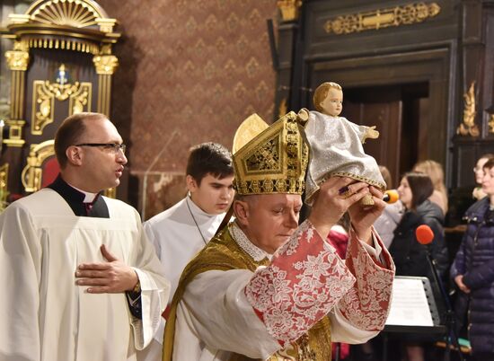 Рождественская месса во Львове