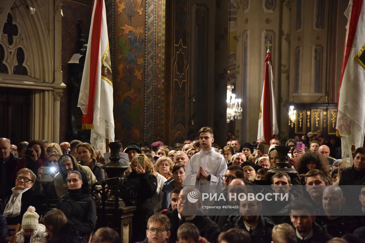 Рождественская месса во Львове