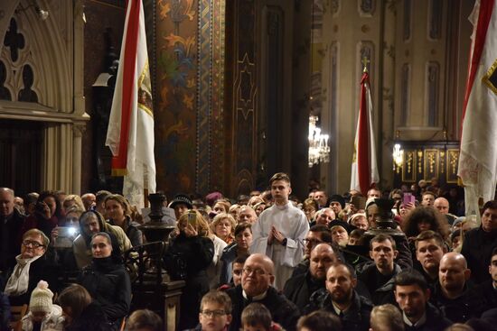 Рождественская месса во Львове