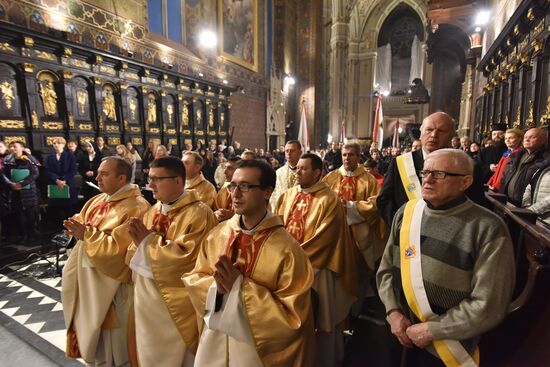 Рождественская месса во Львове