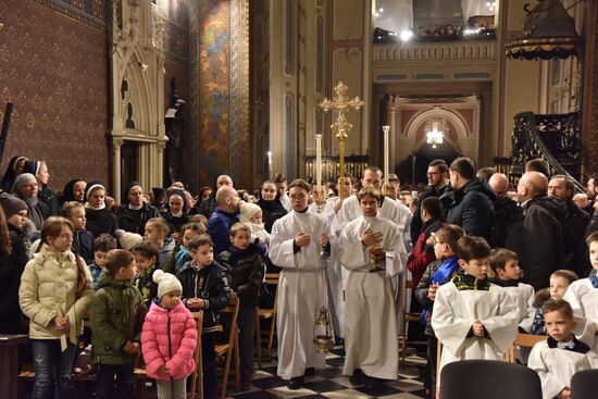 Рождественская месса во Львове