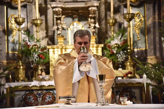 Рождественская месса во Львове