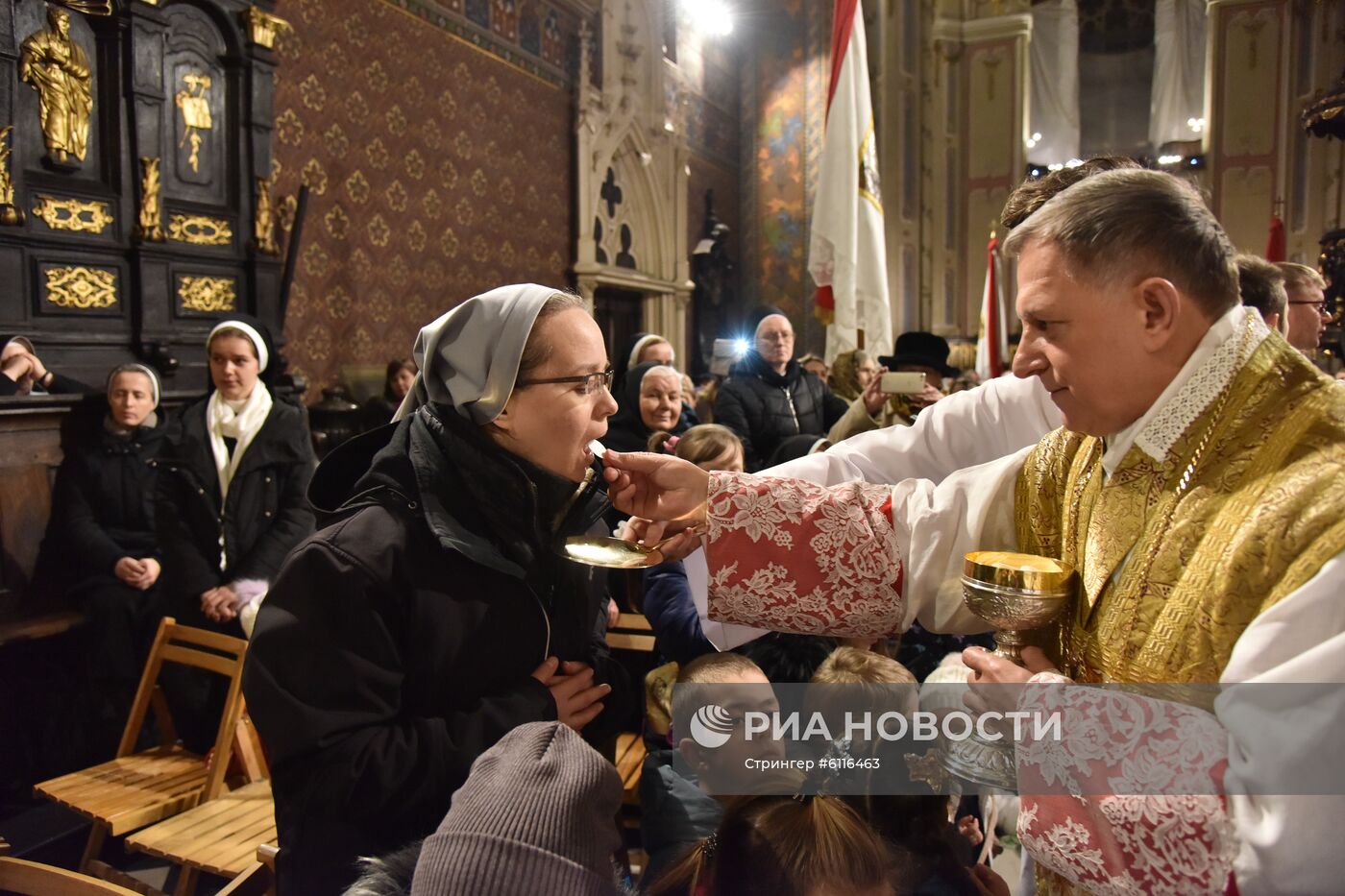 Рождественская месса во Львове