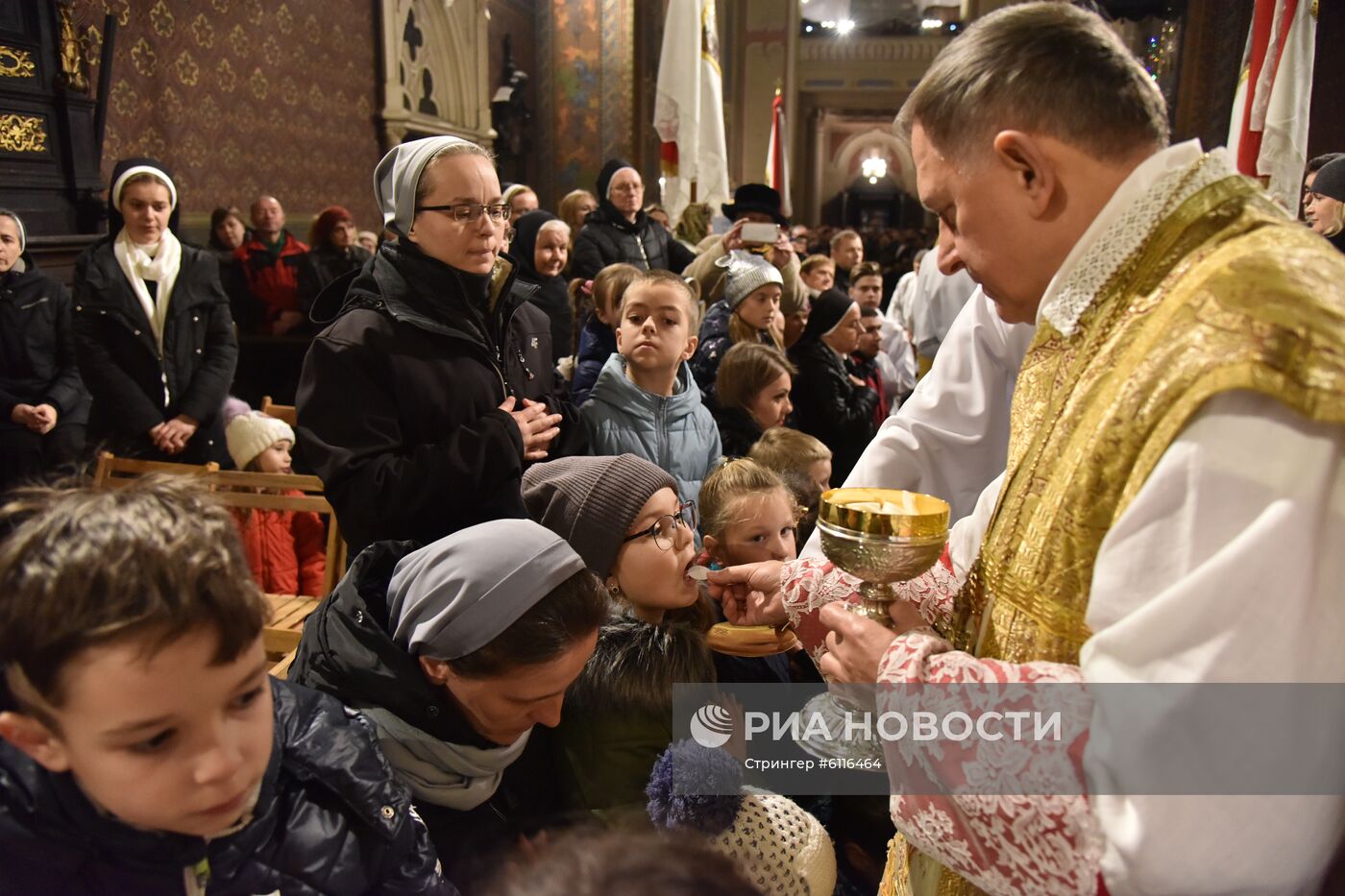 Рождественская месса во Львове