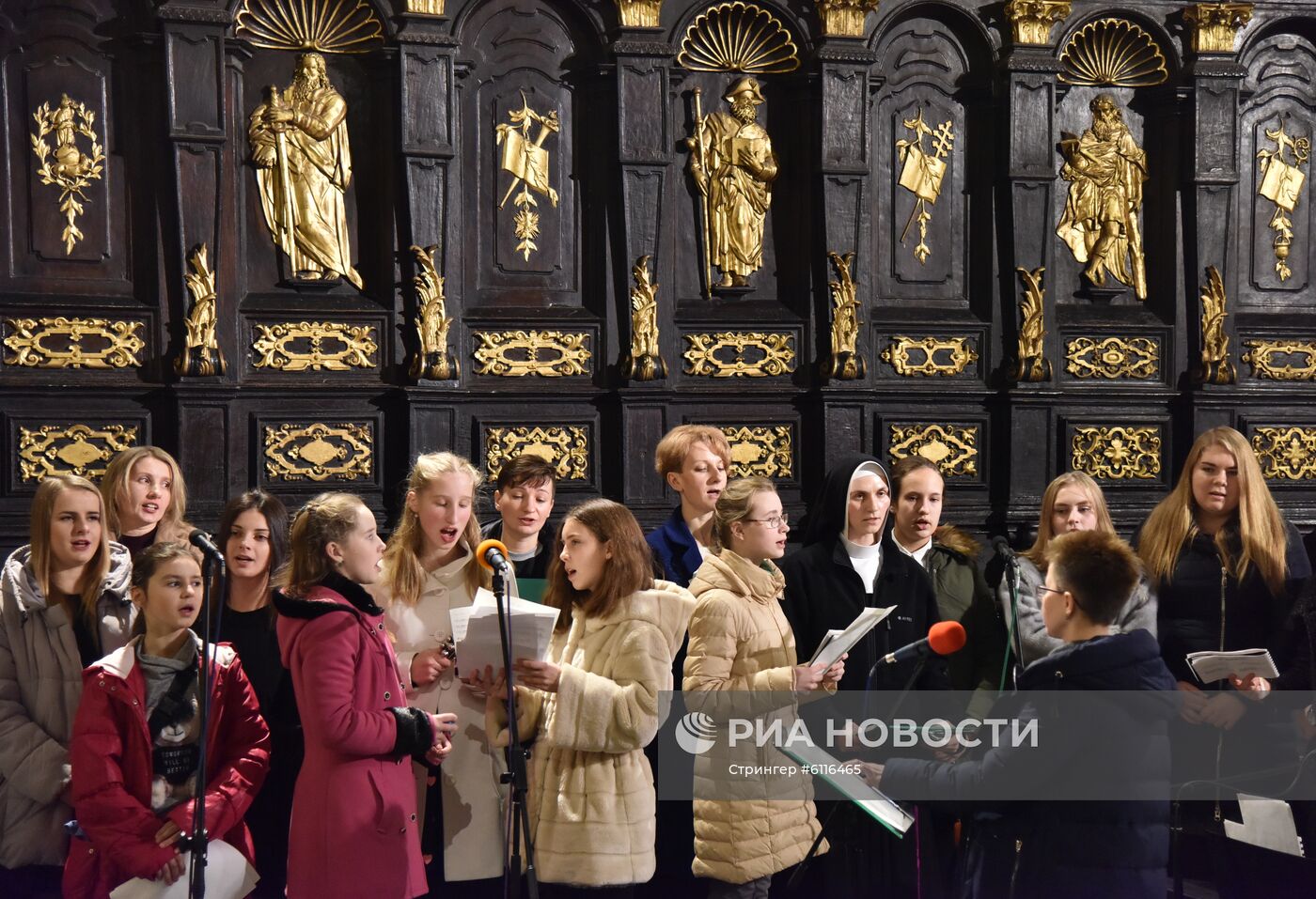 Рождественская месса во Львове
